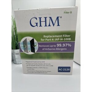 2 Idylis IAF-H-100B True Hepa Replacement B Filters for AC-2126 IAP-10-125, More